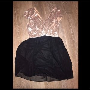 Sequined top dress